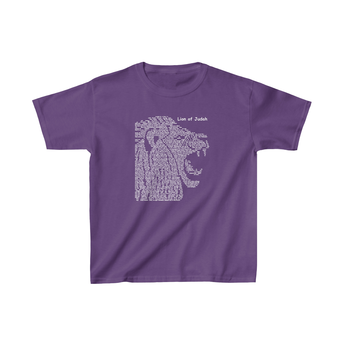 Child's Lion of Judah in white lettering