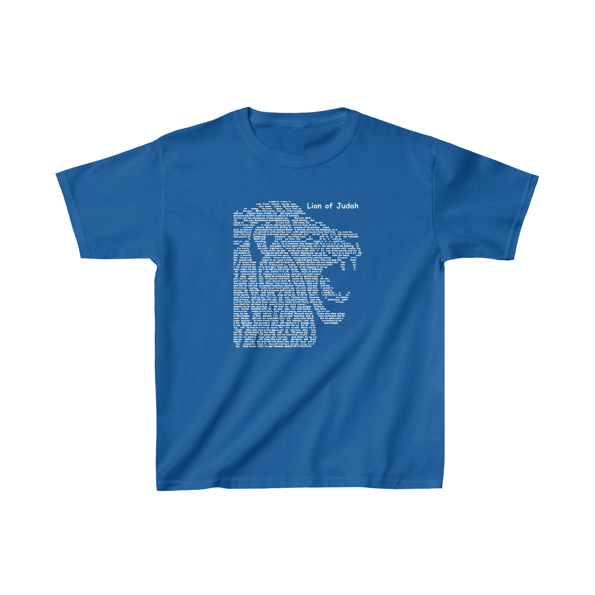 Child's Lion of Judah in white lettering