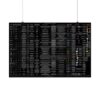 Alpha-Bet Map of Hebrew 30" x 20" (175gsm Matte Poster from United States. Made for 36" x 24" but 30" x 20" is legible.)
