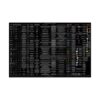 Alpha-Bet Map of Hebrew 30" x 20" (175gsm Matte Poster from United States. Made for 36" x 24" but 30" x 20" is legible.)