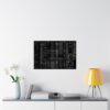 Alpha-Bet Map of Hebrew 30" x 20" (175gsm Matte Poster from United States. Made for 36" x 24" but 30" x 20" is legible.)