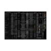 Alpha-Bet Map of Hebrew 36" x 24" (175gsm Matte Poster from United States. Made for 36" x 24" but 30" x 20" is legible.)