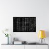 Alpha-Bet Map of Hebrew 36" x 24" (175gsm Matte Poster from United States. Made for 36" x 24" but 30" x 20" is legible.)