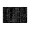 Alpha-Bet Map of Hebrew 36" x 24" (175gsm Matte Poster from United States. Made for 36" x 24" but 30" x 20" is legible.)
